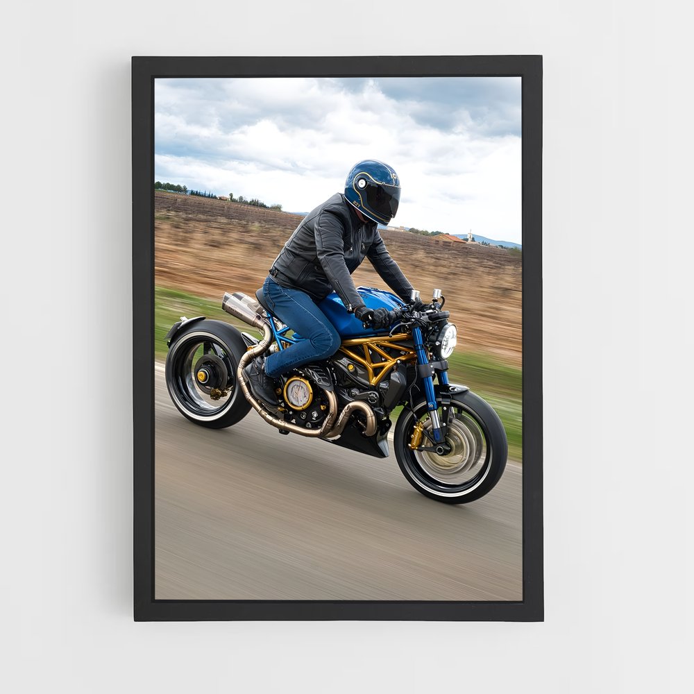 Poster Créature Éblouissante – affiche Ducati (vue 2)